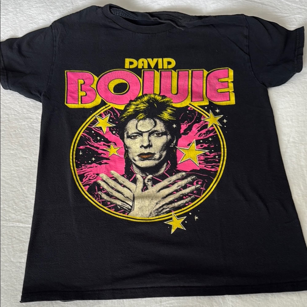 Black David Bowie Graphic T-Shirt